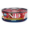 N&D Quinoa para Gatos Adultos de Todas as Raças Sabor Quinoa, Brocolis, Aspargos e Cordeiro 80g
