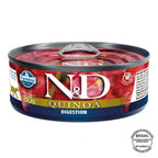 N&D Quinoa para Gatos Adultos de Todas as Raças Sabor Quinoa, Brocolis, Aspargos e Cordeiro 80g