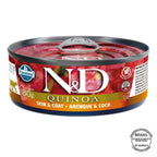 N&D Quinoa para Gatos Adultos de Todas as Raças Sabor Quinoa, Coco e Arenque 80g