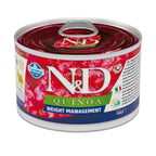N&D Quinoa para Cães Adultos de Todas as Raças Sabor Quinoa, Brocolis, Aspargos e Cordeiro 140g