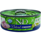 N&D Natural para Gatos de Todas as Raças Sabor Cordeiro e Blueberry 70g