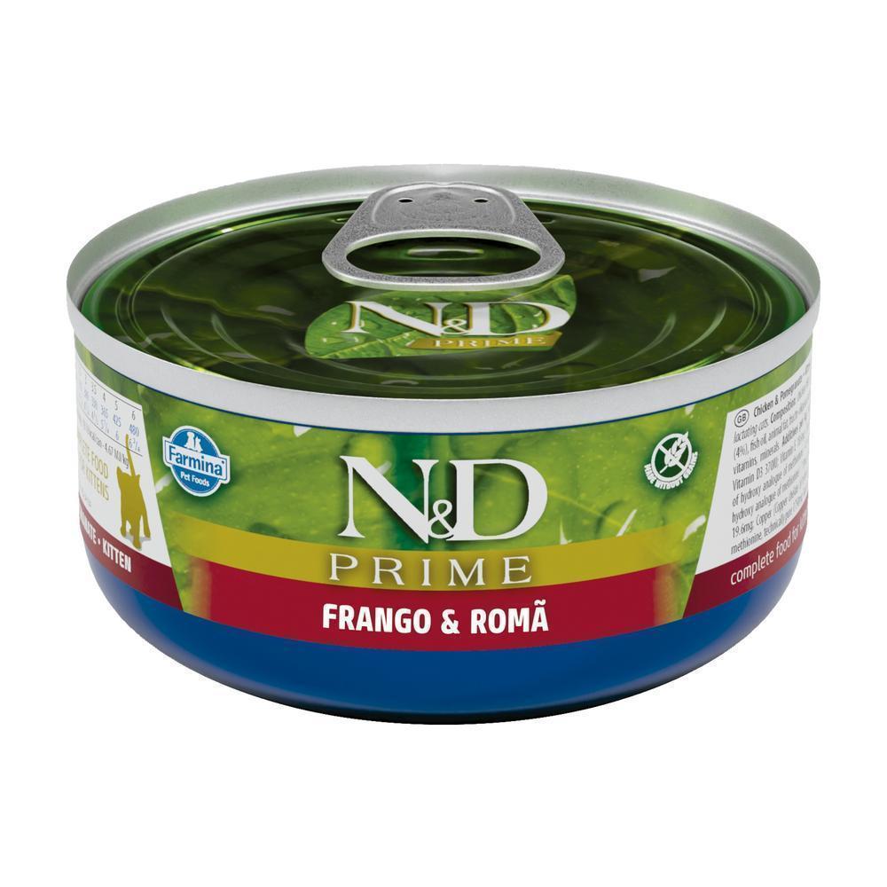 N&D Pumpkin para Gatos Filhotes de Todas as Raças Sabor Frango e Romã 70g