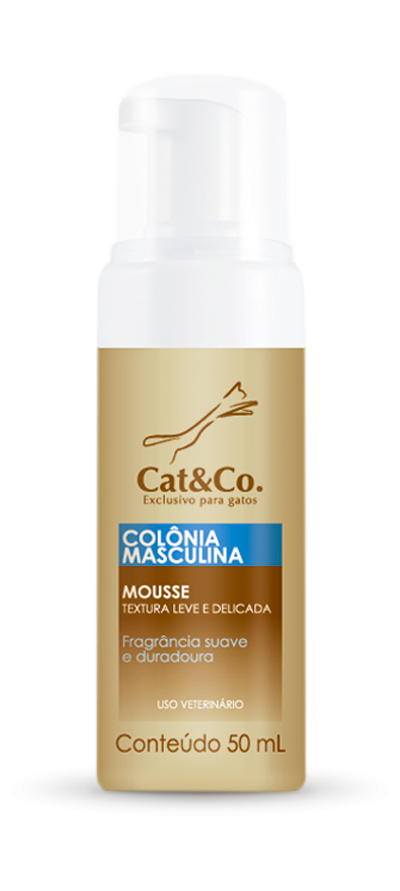 Cat&Co Colonia Masculina Mousse 50 Ml