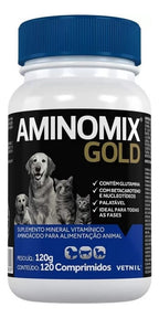 Suplemento Aminomix Gold para Cães e Gatos