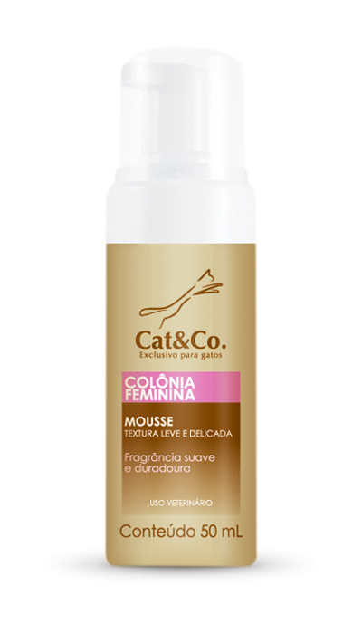 Cat&Co Colonia Feminina Mousse 50 Ml