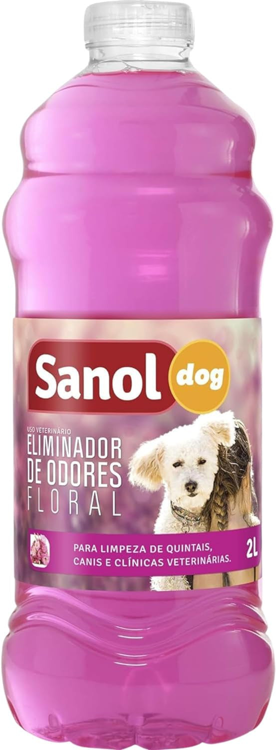 Eliminador de Odores Sanol Dog Floral Embalagem 2L