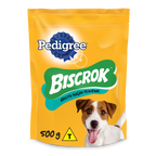 Biscoito Pedigree Biscrok Para Cães Adultos Raças Pequenas 500g 2un
