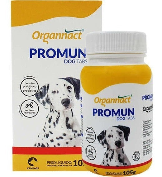 Suplemento Organnact Promun Dog Tabs 105G (60 Tabs)