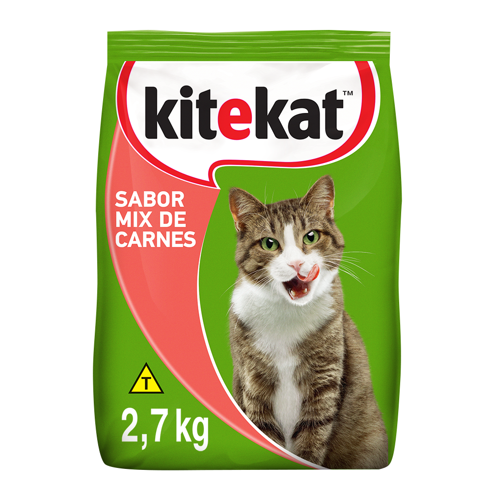Ração KiteKat Mix de Carnes Para Gatos Adultos 900g