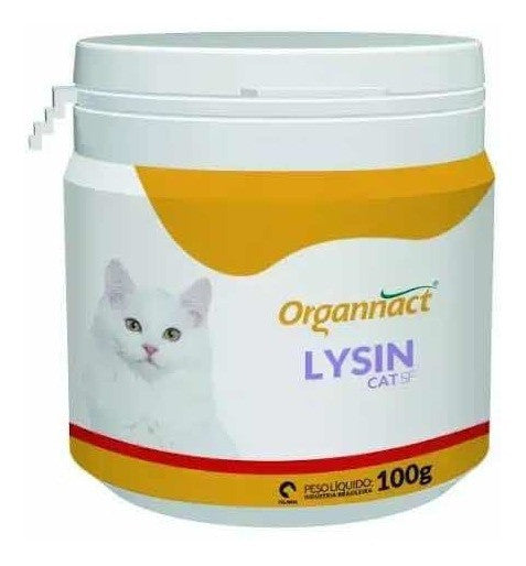Suplemento Alimentar Organnact Cat Lysin 100G