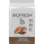 Ração Seca Biofresh Peixe Branco, Salmão, Chá Verde, Cúrcuma e Blueberry para Gatos Sênior - 1,5Kg