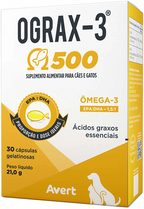 Ograx-3 500 Avert com 30 Cápsulas