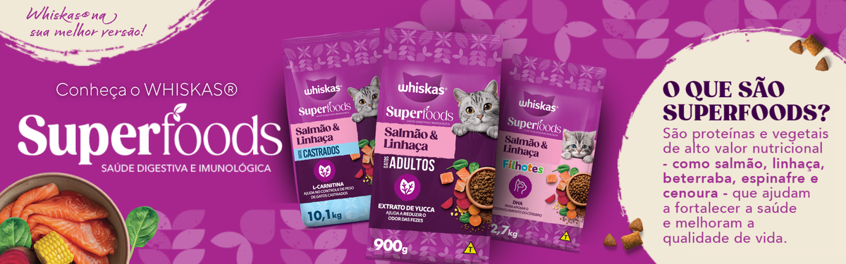 Whiskas Superfoods - banner 1