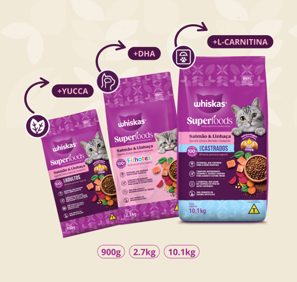 Whiskas Superfoods - banner só mobile